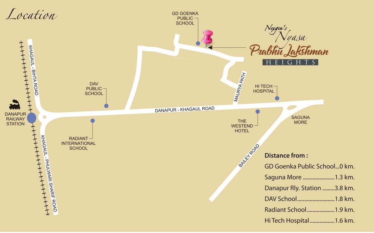  nyasa prabhu lakshman Location Plan