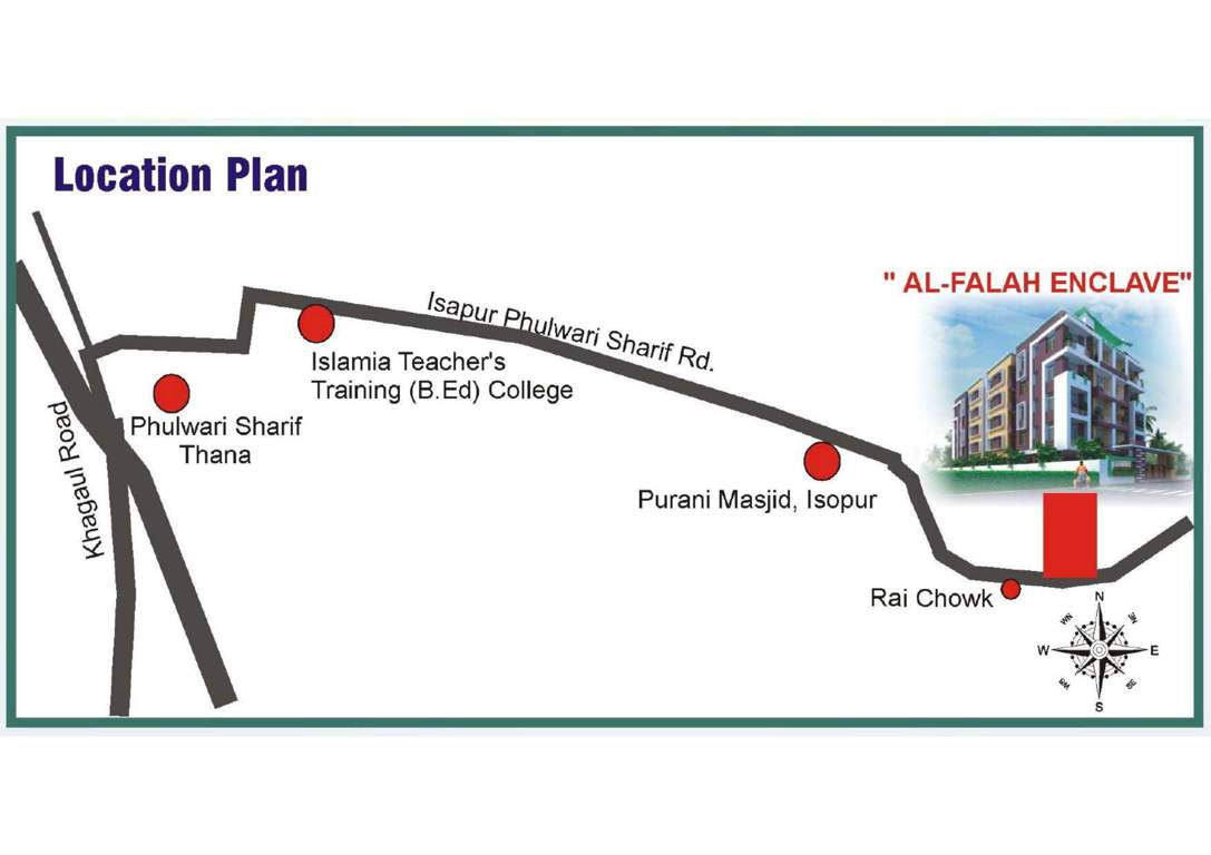  al falah enclave Location Plan