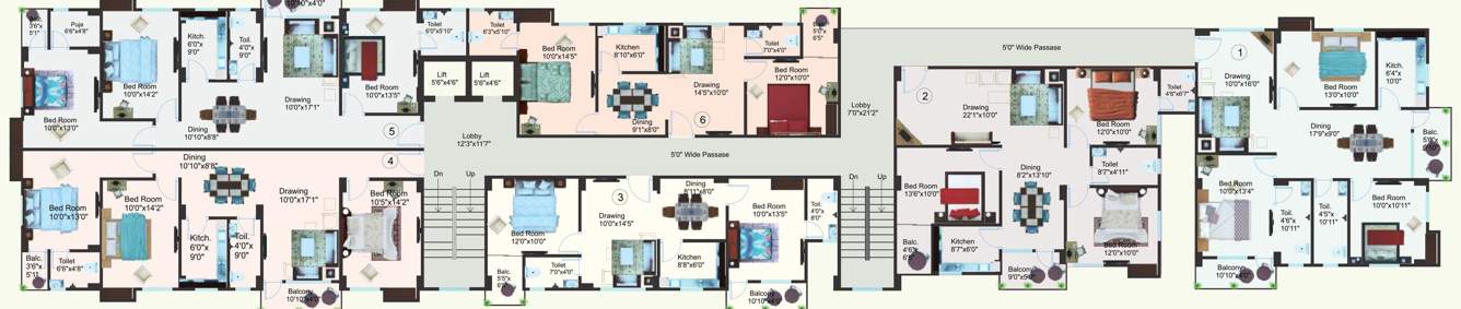  heritage and ramdas enclave Ashirwad Heritage and Ramdas Enclave Block A Cluster Plan