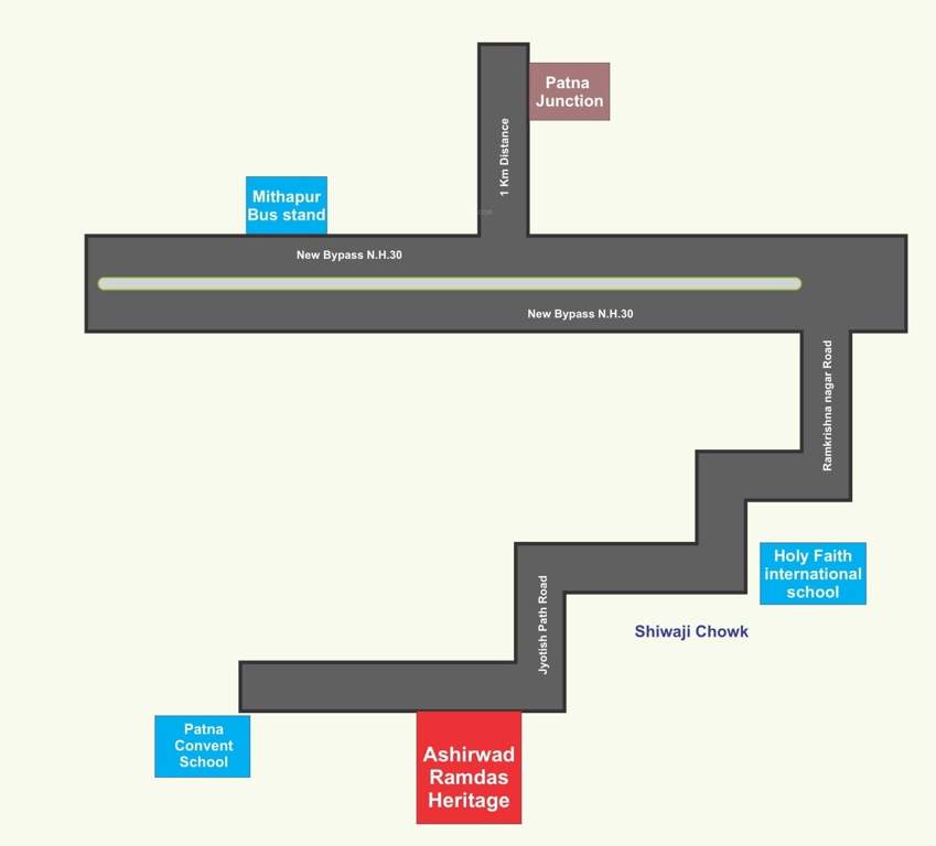  heritage and ramdas enclave Location Plan