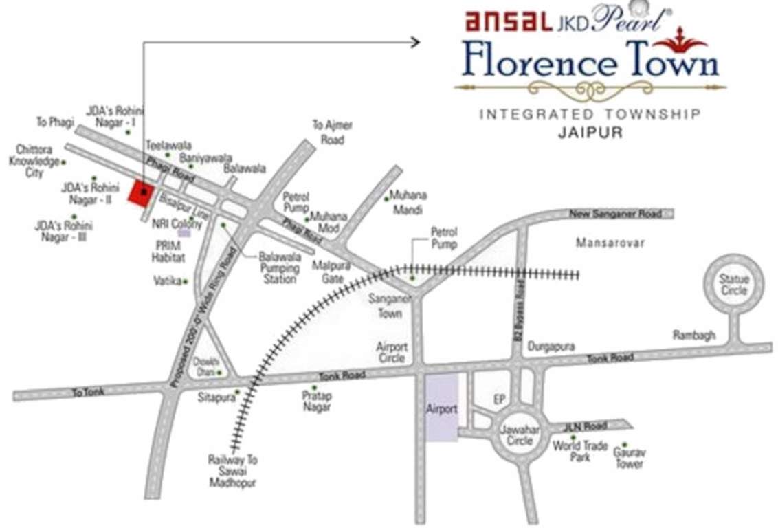  florence town Location Plan