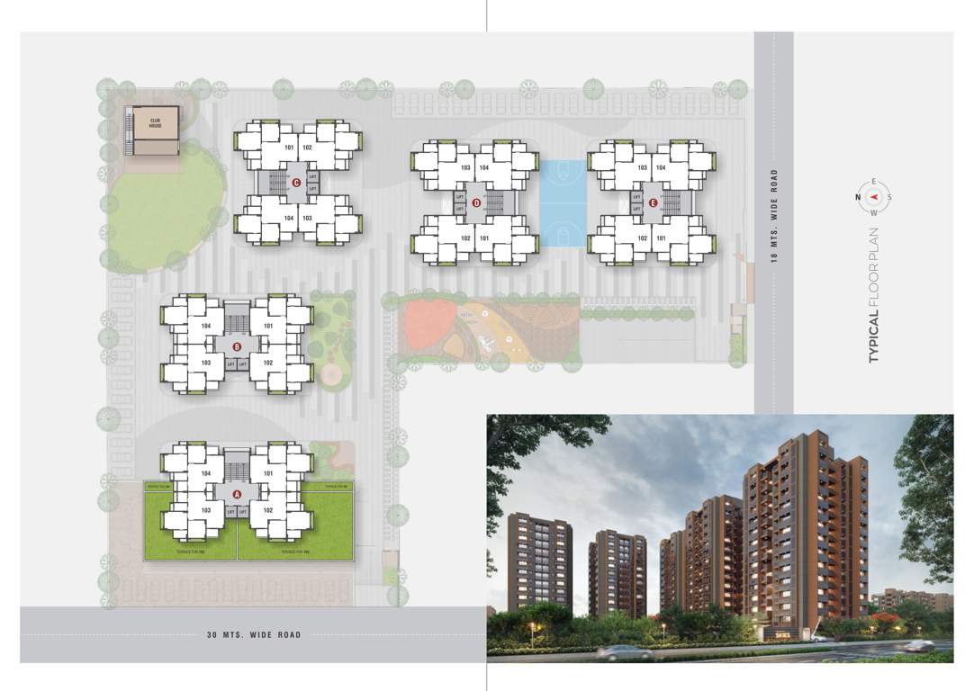 kalasagar skies Block A Cluster Plan