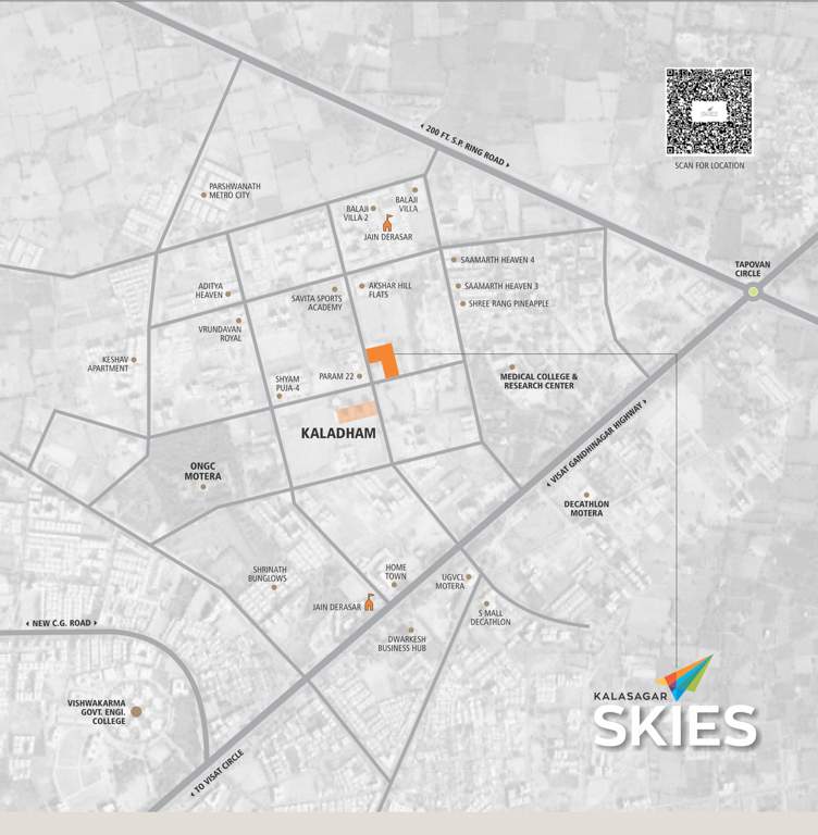  kalasagar skies Location Plan