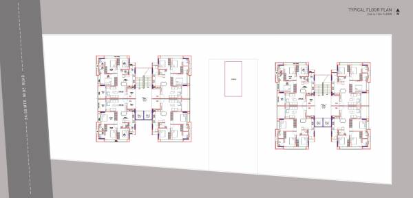  aatishya-100 Block A & B Cluster Plan from 2nd to 12th Floor