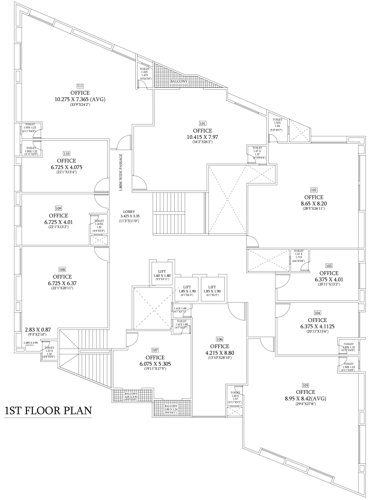  bliss-solitaire Bliss Solitaire, Phase I, Building A Cluster Plan for 1st Floor
