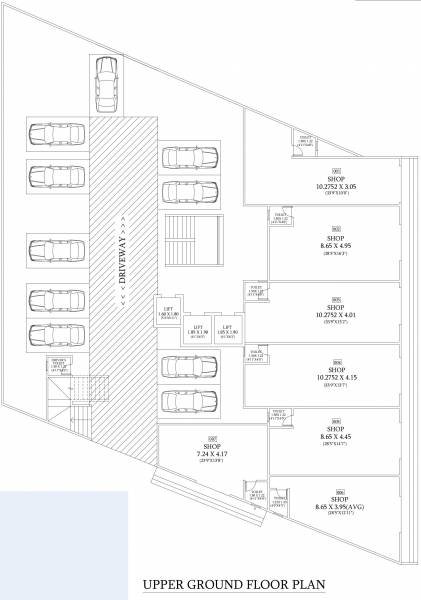  bliss-solitaire Bliss Solitaire, Phase I, Building A Cluster Plan for Upper ground Floor