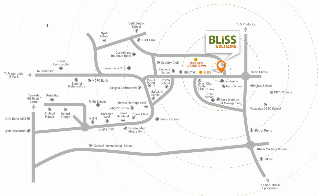  bliss solitaire Location Plan