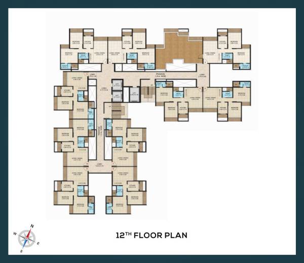 Bhagwati Elysia I Cluster Plan for 12th Floor elysia-i Bhagwati Elysia I Cluster Plan for 12th Floor