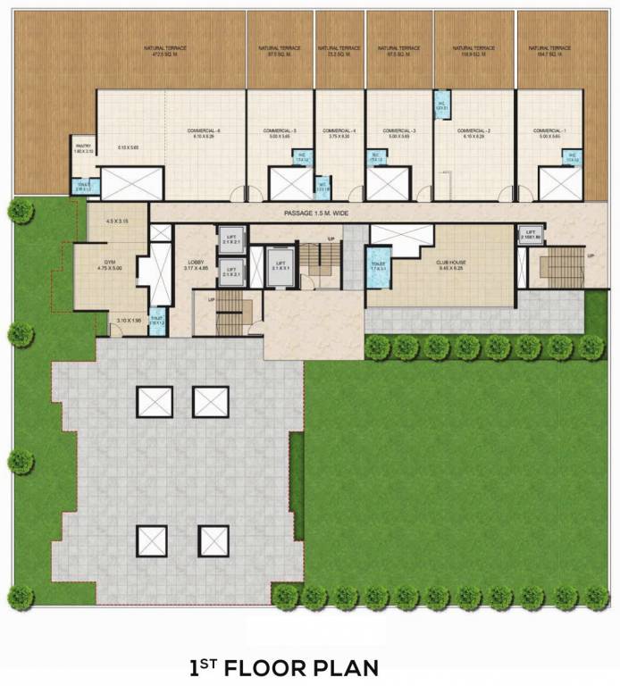  elysia i Bhagwati  Elysia I Cluster Plan for 1st Floor