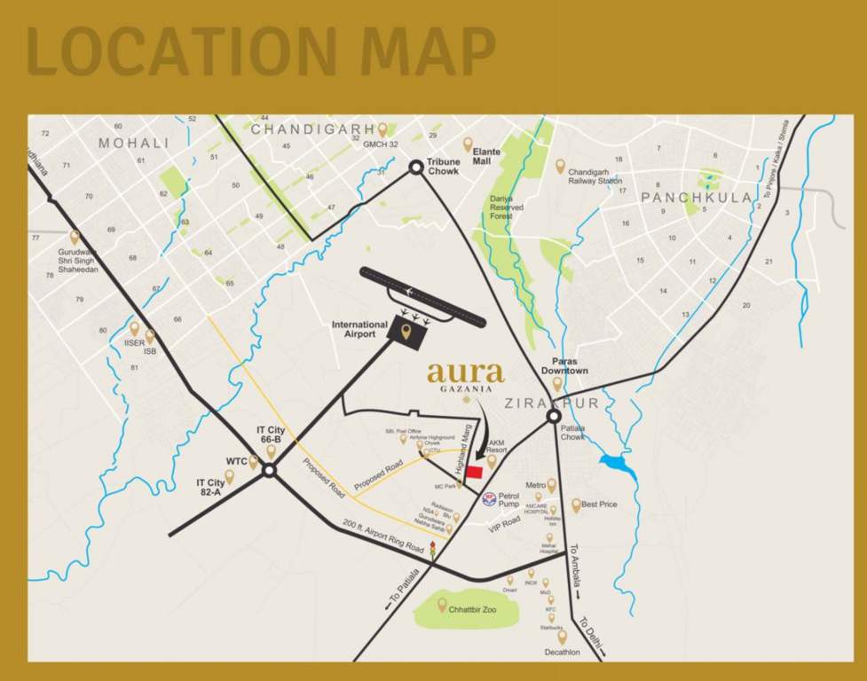  gazania Location Plan