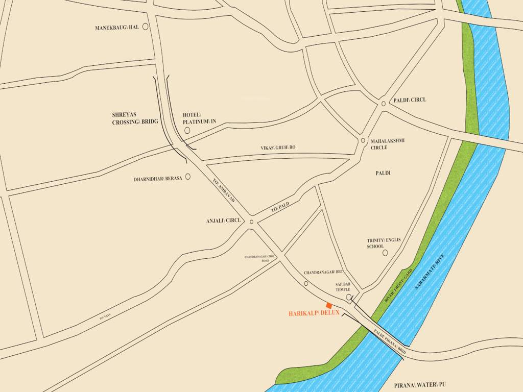  harikalp deluxe Location Plan