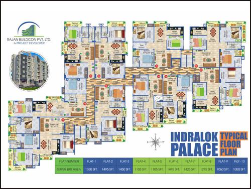  indralok-palace Cluster Plan