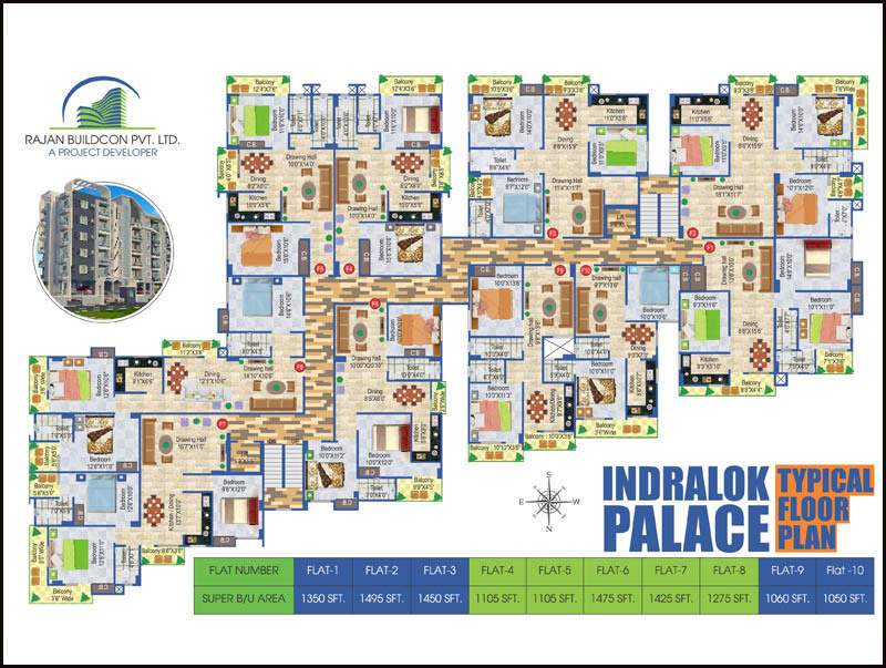 indralok palace Cluster Plan