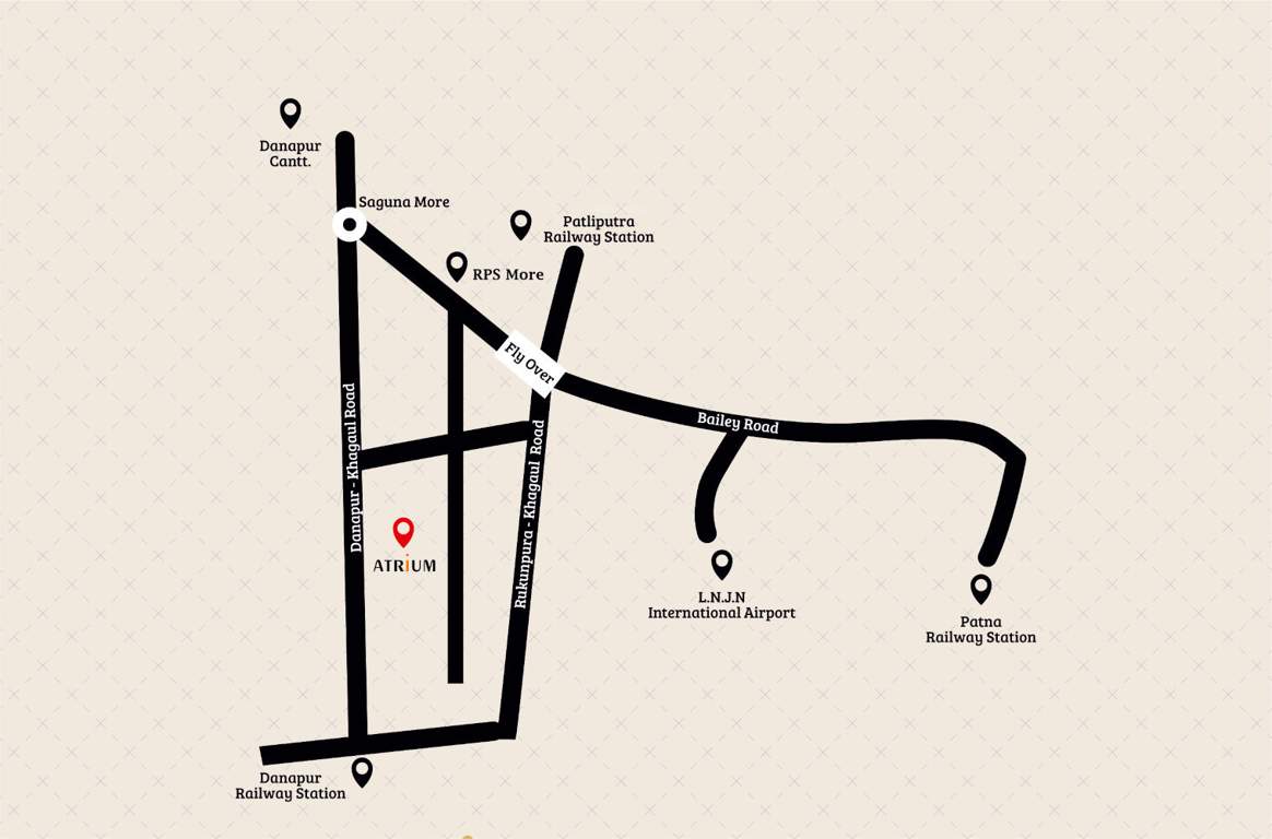  atrium Location Plan
