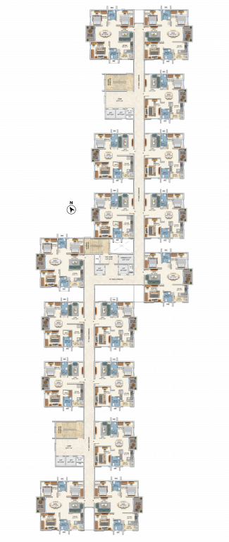  asbl springs Tower A Cluster Plan
