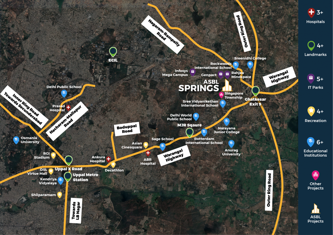  springs Location Plan