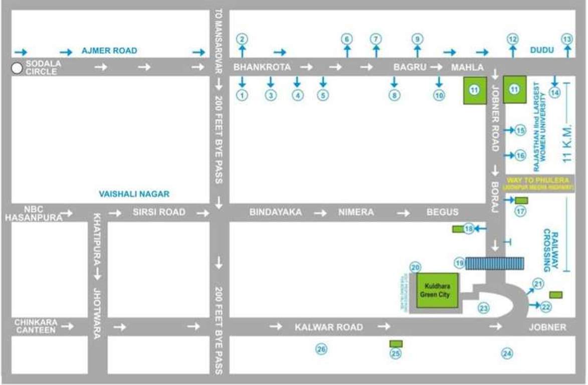  green city Location Plan