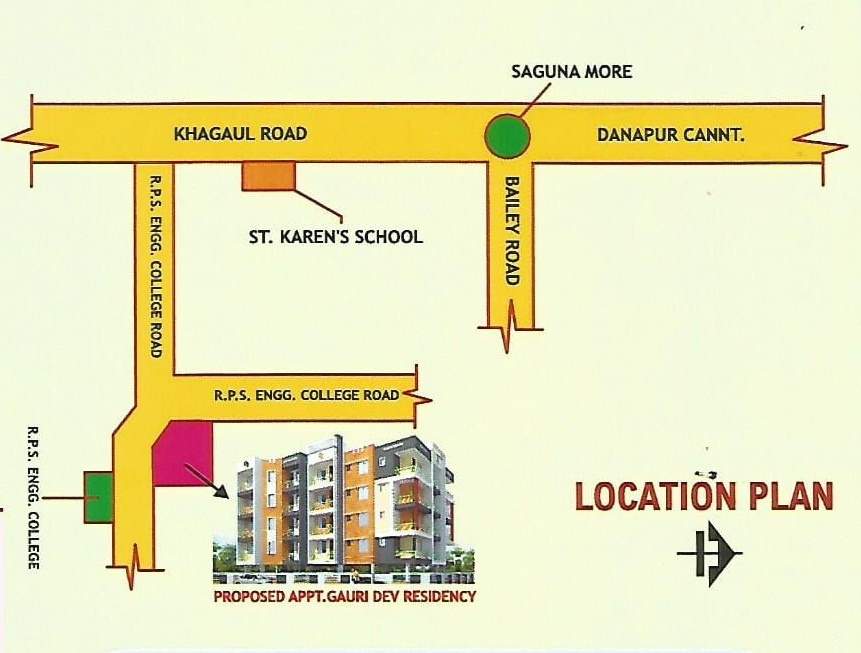  gauri dev residency Location Plan