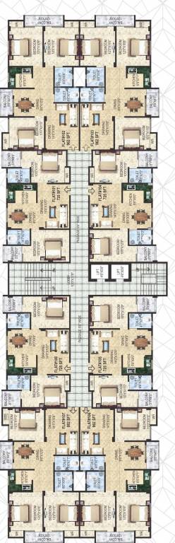 complex hajipur Block C Cluster Plan