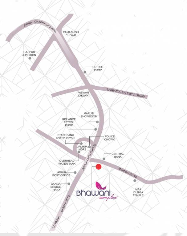 complex hajipur Location Plan