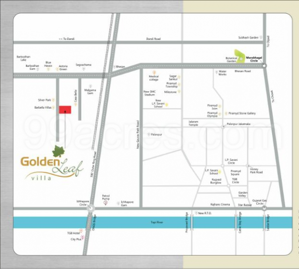  golden-leaf-villa Location Plan