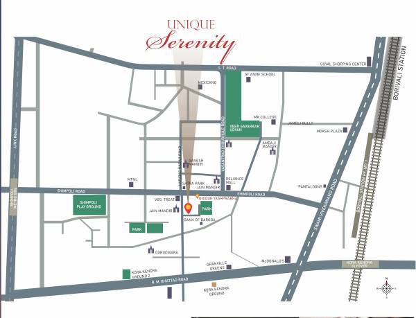  serenity Location Plan