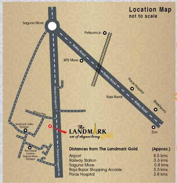 the landmark gold Location Plan