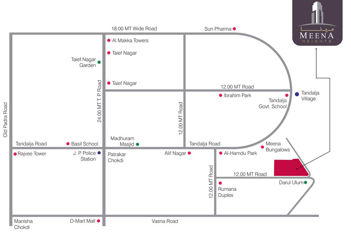  meena heights Location Plan