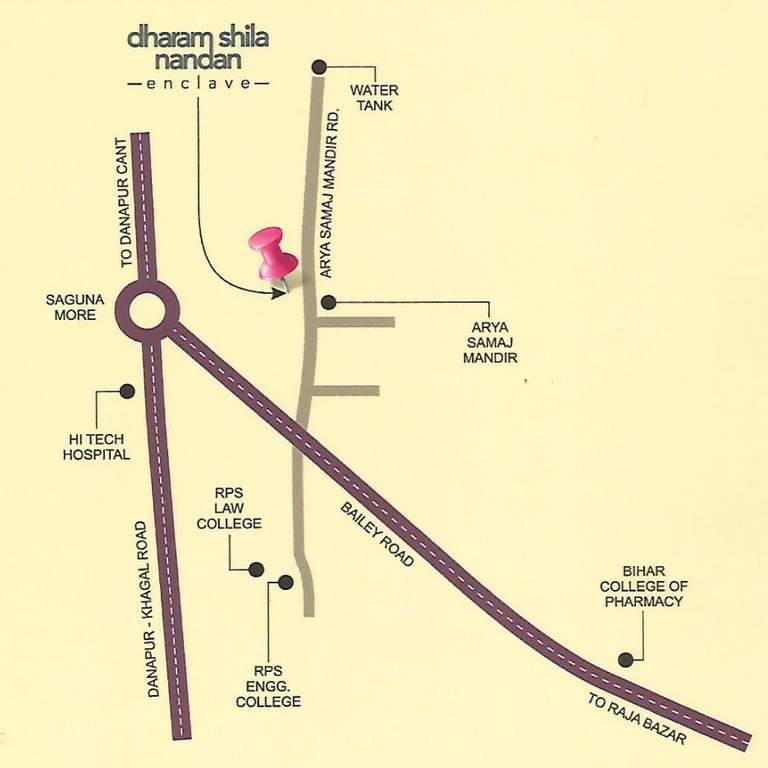  dharmsheela nandan enclave Location Plan