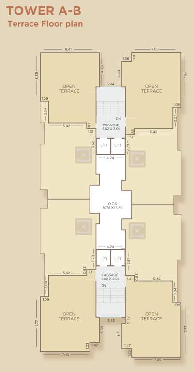  avni residency Avni Residency Cluster Plan for Terrace