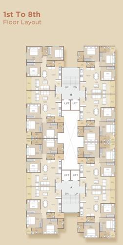  avni-residency Avni Residency Cluster Plan from 1st to 8th Floor