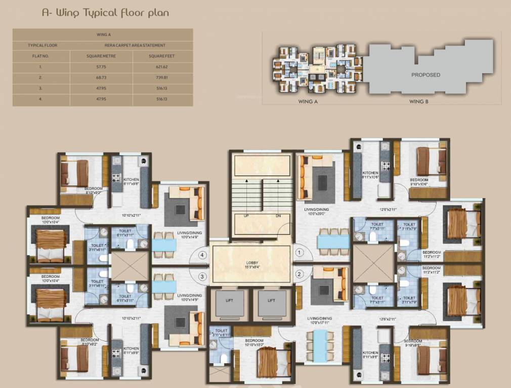  silicon hofe a wing A Wing Cluster Plan