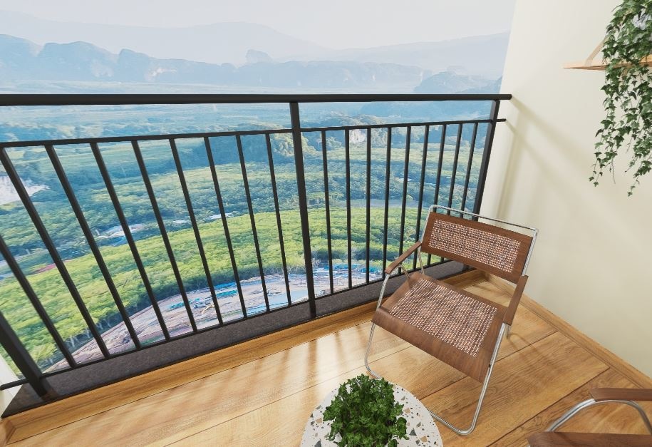 hill retreat Balcony
