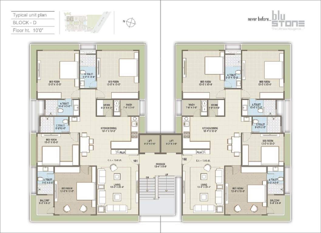  stone 4 Cluster Plan