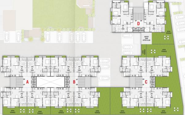  elite Block A,B,C,D Cluster Plan From 1st To 10th Floor