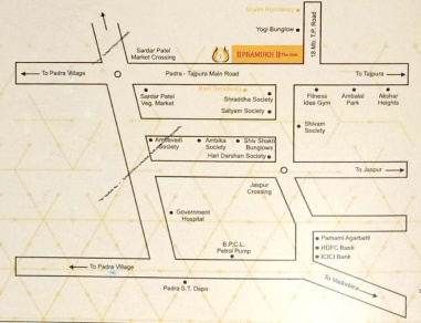  pramukh-the-hub Location Plan