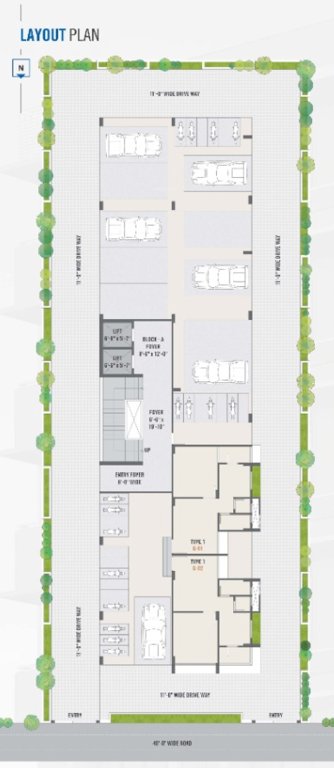  falak residency Layout Plan
