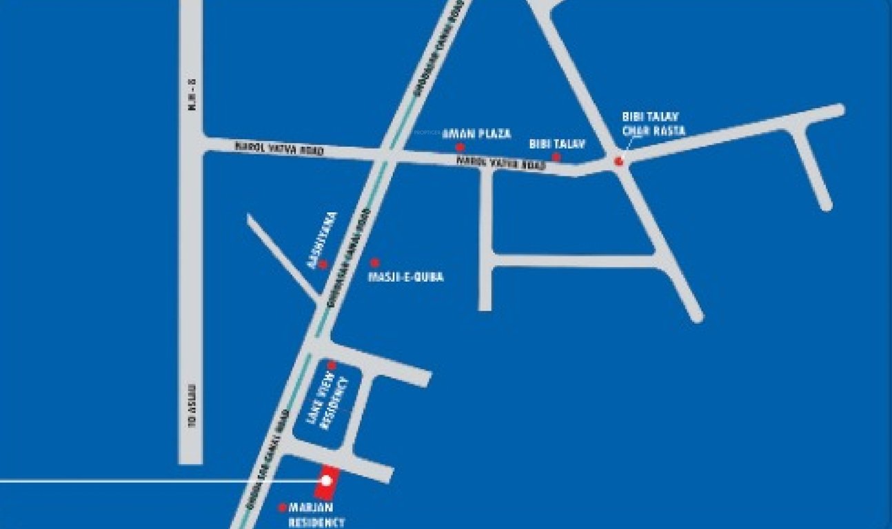  falak residency Location Plan