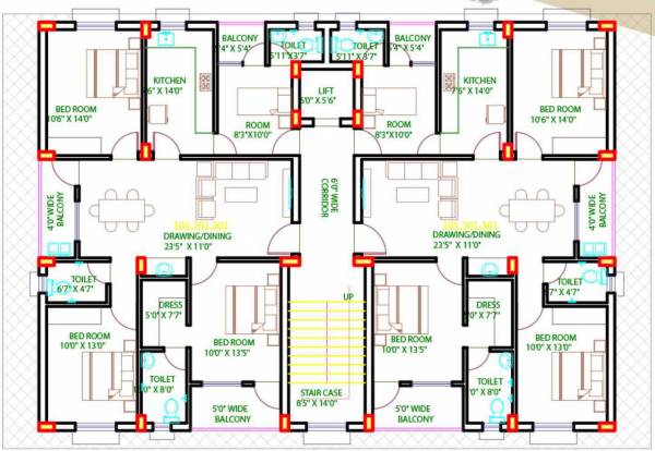 Cluster Plan from 1st to 3rd Floor om-baikuntha Cluster Plan from 1st to 3rd Floor