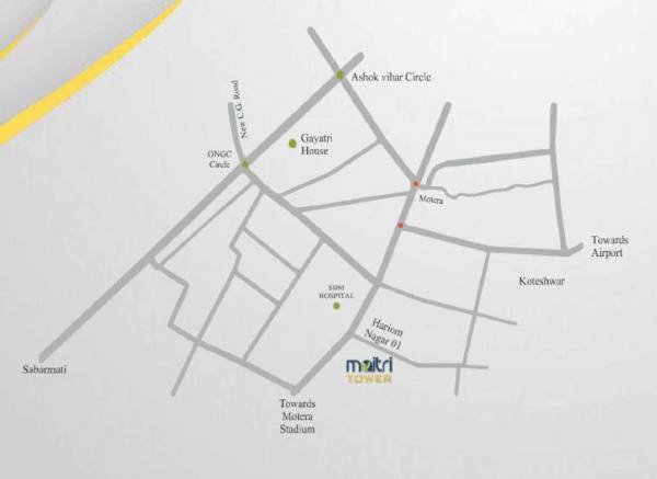  maitri-tower Location Plan