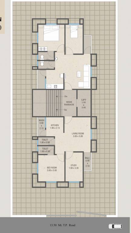  aries arc Tower 1 Cluster Plan From 1st To 7th Floor
