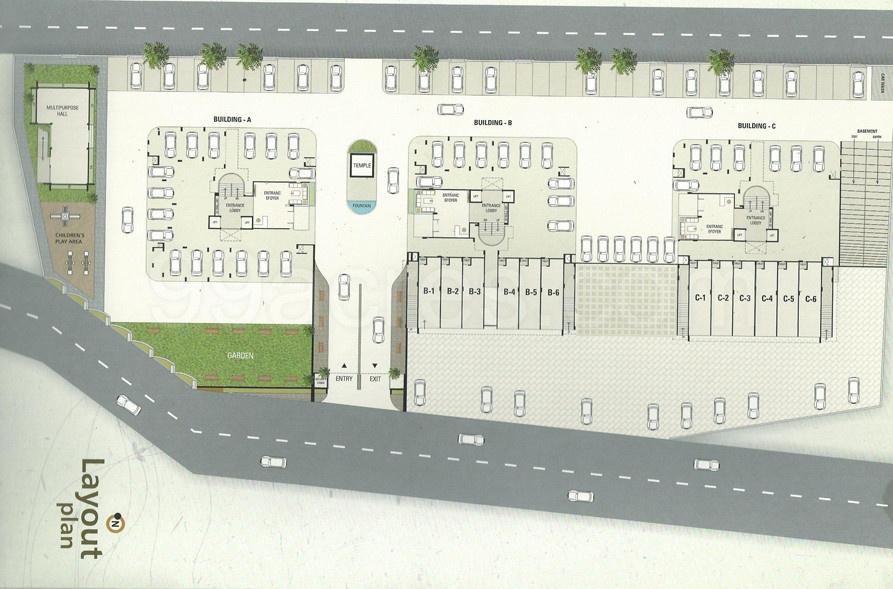 bilvam heights Layout Plan