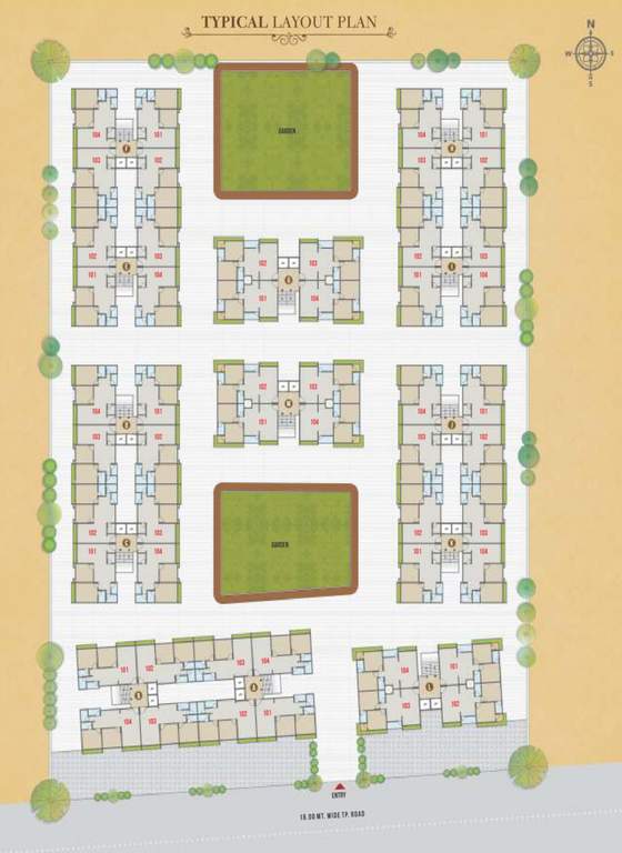  victoria residency Layout Plan