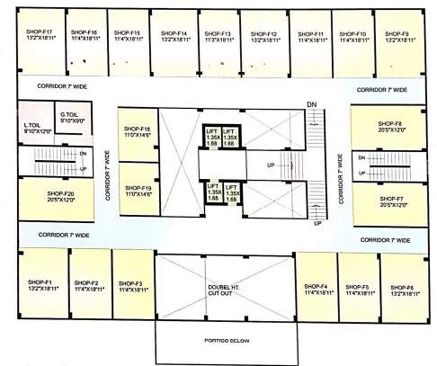  iob galaxy model town Block B Cluster Plan