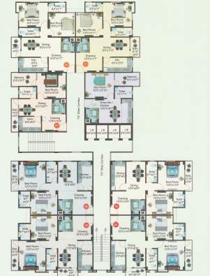  iob galaxy model town Block E Cluster Plan