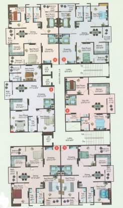  iob galaxy model town Block F Cluster Plan