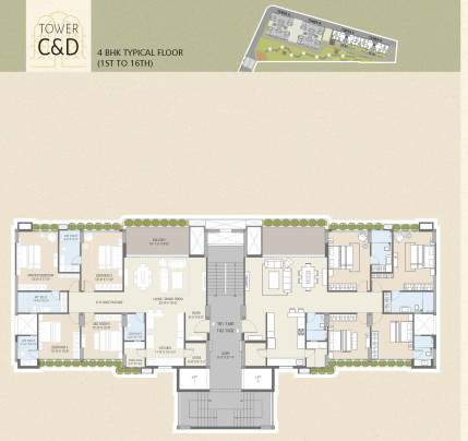  greenwoods aaranya BLOCK G2/1 A Cluster Plan