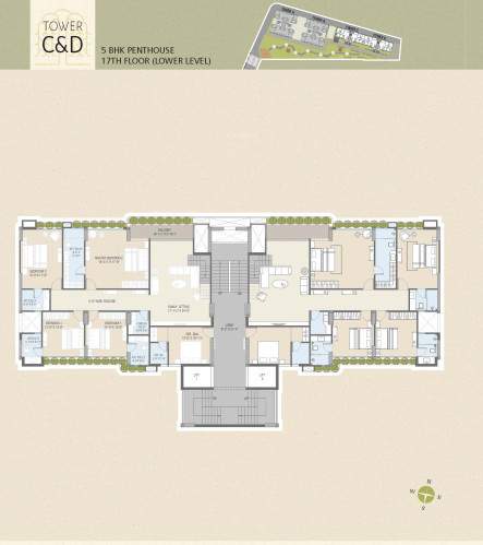  greenwoods aaranya BLOCK G2/1 A Cluster Plan