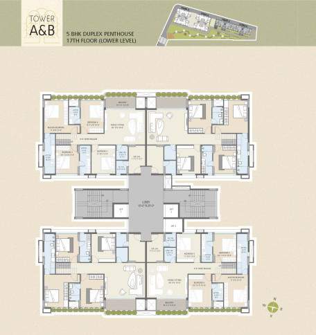  greenwoods aaranya BLOCK G2/1 A Cluster Plan