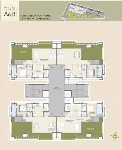  greenwoods aaranya BLOCK G2/1 A Cluster Plan